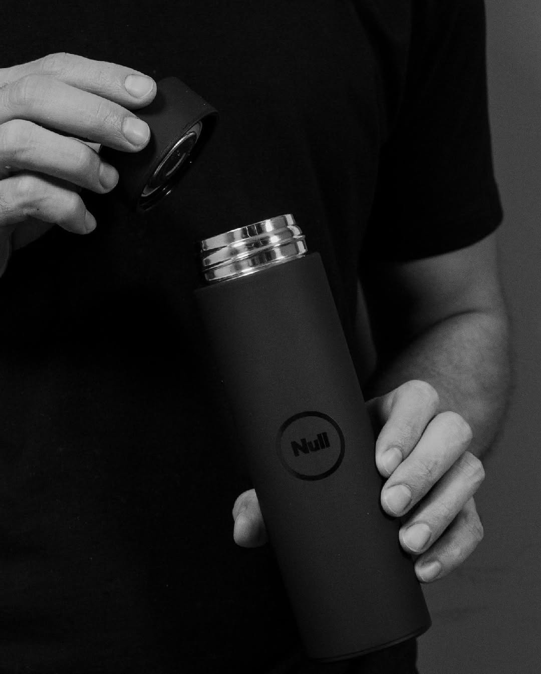 Null Matte Black Thermos – 500ml